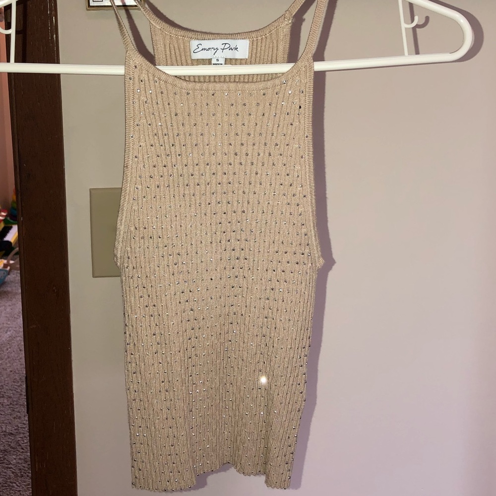 Small Diamond Crop Top